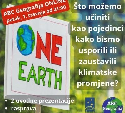 GeoNight 2022 - ABC Geografija, klimatske promjene