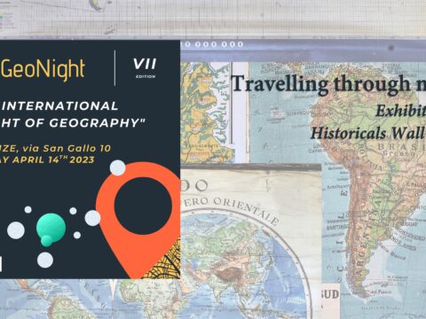 Viaggiare attraverso le mappe. Locandina. Inaugurazione